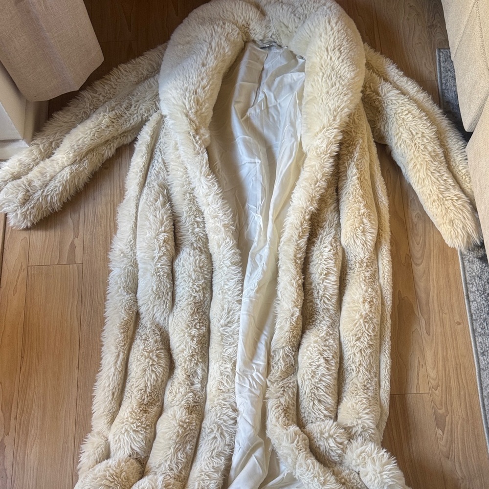 LOBA Luciana Faux Fur Maxi Coat